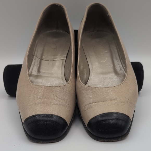 Browns Couture Shoes - Browns Couture | Elegant Beige and Black Women's Shoes